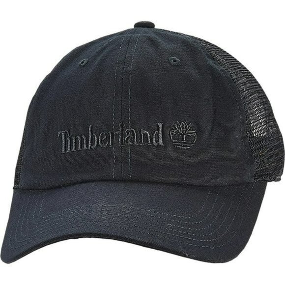 Timberland Other - NWT Timberland Cotton Canvas Logo Embroidered Trucker Hat